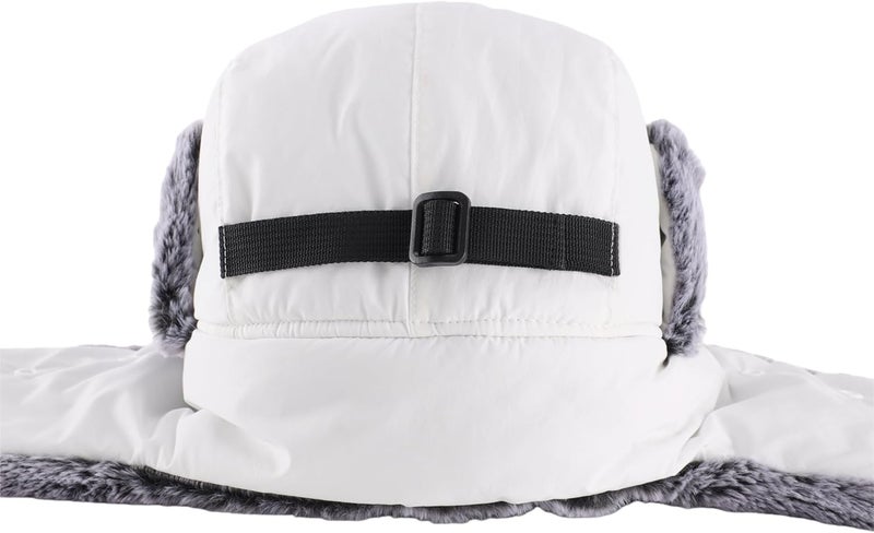 Connectyle Trapper Hat for Men Women Faux Fur Trooper Trapper Winter Hat with Ear Flaps Waterproof Ushanka Hunting Hats - Image 5